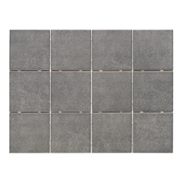 Lattialaatta Alba 10x10 cm Grey 1,44 m²/pkt