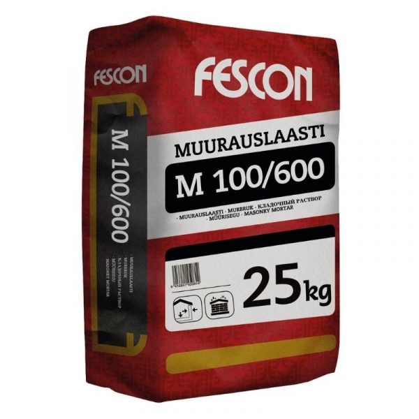 Muurauslaasti Fescon M100/600 53038 25 kg